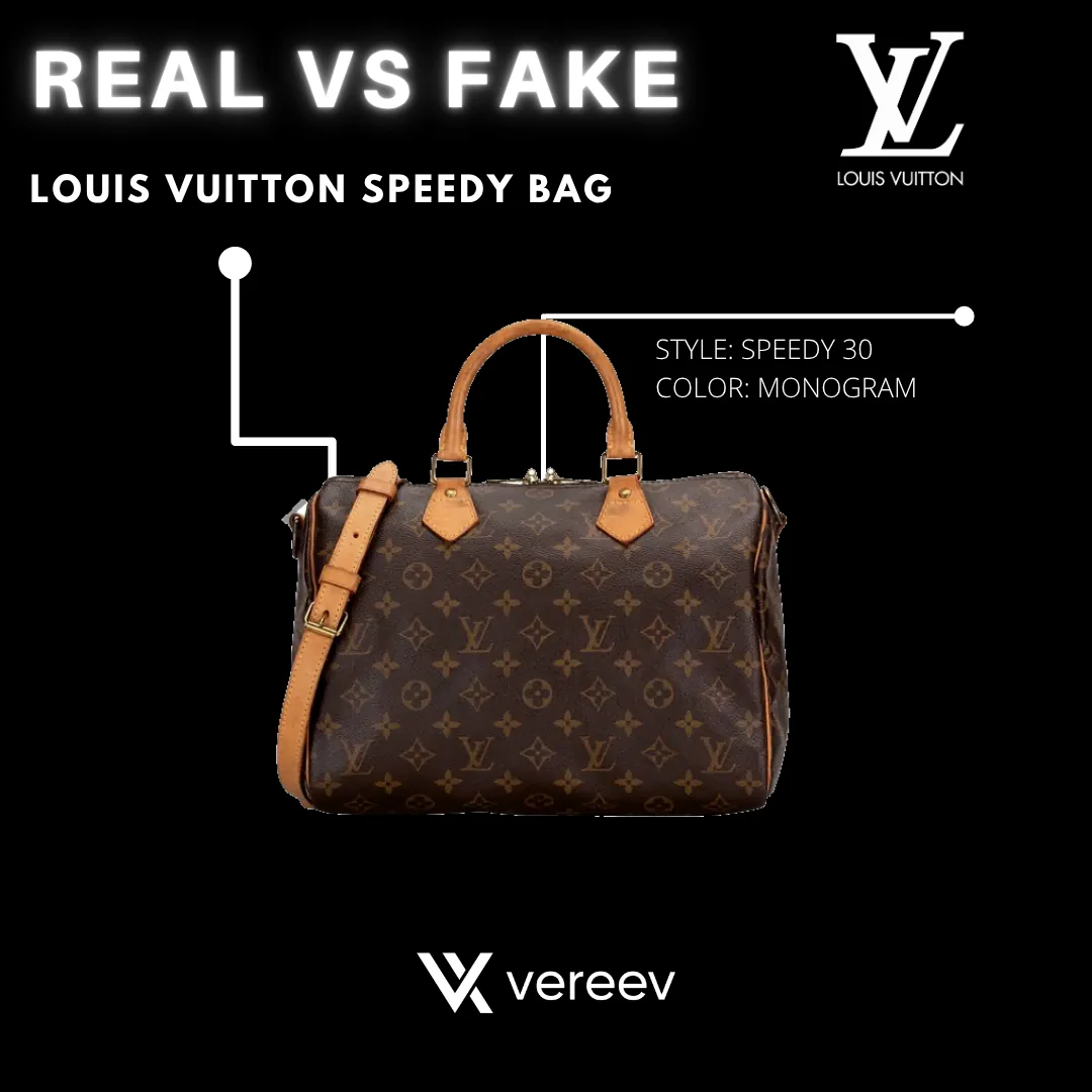 Louis Vuitton Speedy 30 Monogram real vs fake guide