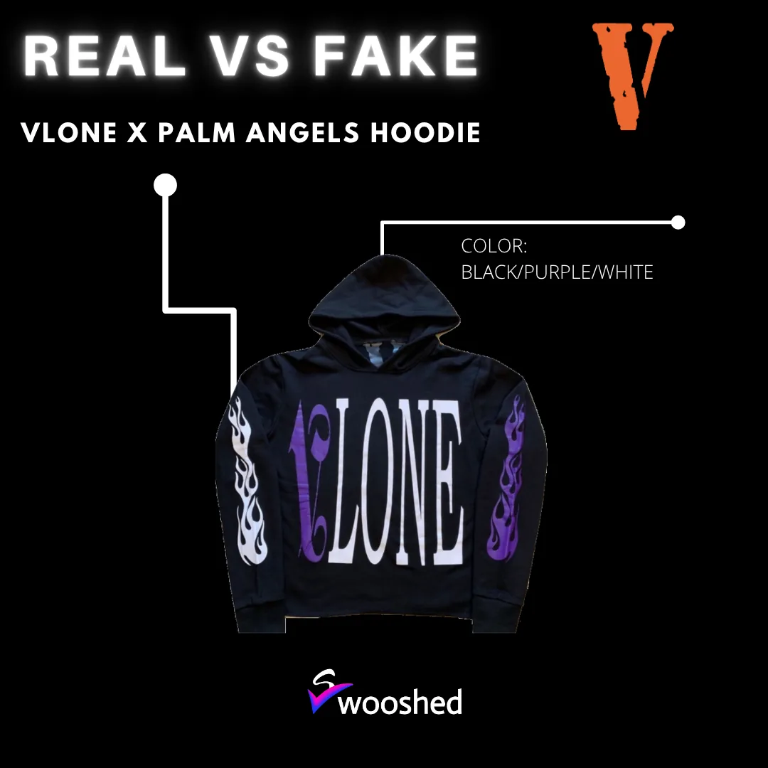 Vlone x Palm Angels hoodie real vs fake guide